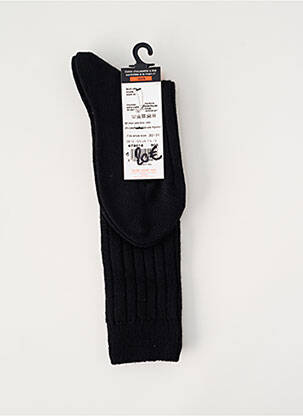 Chaussettes tissage côtelé noir DORE DORE enfant