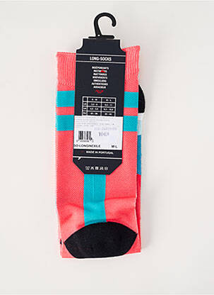 Chaussettes imprimé fantaisie rose PULL IN homme