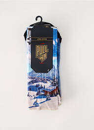 Chaussettes imprimé fantaisie bleu PULL IN homme
