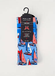 Chaussettes imprimé fantaisie bleu PULL IN homme