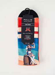 Chaussettes imprimé fantaisie bleu PULL IN homme
