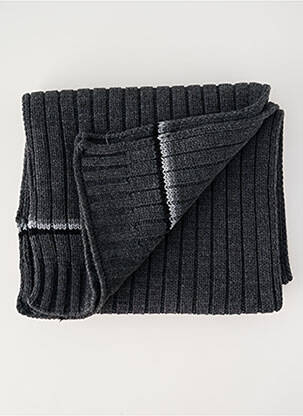Echarpe tissage chiné gris CABAÏA homme