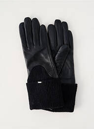 Gants bi-matiére noir REDSKINS femme