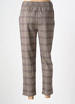 Pantalon chino taille normale taille normale marron C'EST BEAU LA VIE femme