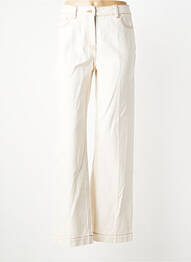 Jeans coupe droite taille normale taille normale beige C'EST BEAU LA VIE femme