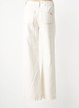 Jeans coupe droite taille normale taille normale beige C'EST BEAU LA VIE femme