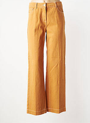 Jeans coupe droite taille normale taille normale orange C'EST BEAU LA VIE femme