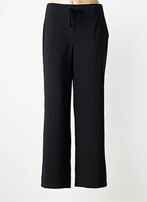 Pantalon large tissage popeline taille normale noir C'EST BEAU LA VIE femme