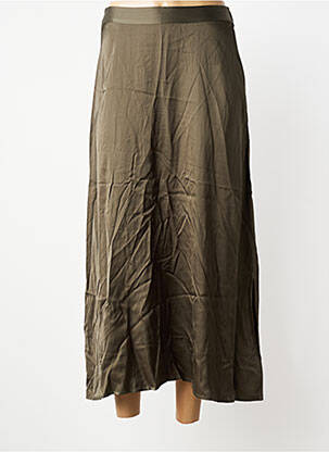 Jupe longue coupe fluide vert JULIE GUERLANDE femme