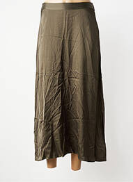 Jupe longue coupe fluide vert JULIE GUERLANDE femme