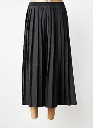 Jupe longue coupe droite gris C'EST BEAU LA VIE femme