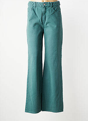 Jeans coupe droite taille normale taille normale bleu C'EST BEAU LA VIE femme
