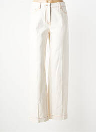 Jeans coupe droite taille normale taille normale beige C'EST BEAU LA VIE femme