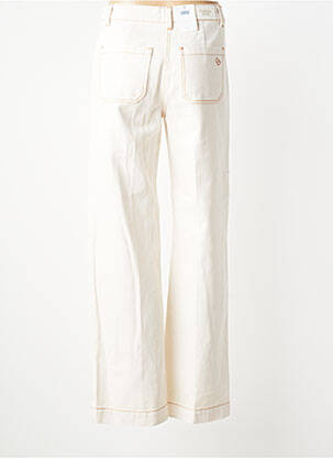 Jeans coupe droite taille normale taille normale beige C'EST BEAU LA VIE femme