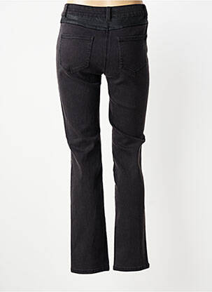 Jeans coupe slim tissage brut taille normale noir JULIE GUERLANDE femme