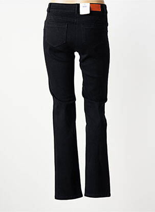 Pantalon slim tissage popeline taille normale noir C'EST BEAU LA VIE femme