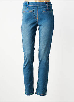 Jegging tissage denim taille normale bleu JULIE GUERLANDE femme