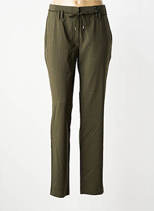 Pantalon slim taille normale taille normale vert JULIE GUERLANDE femme