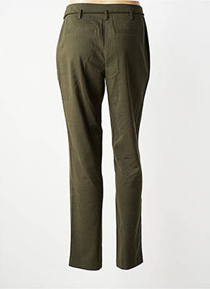 Pantalon slim taille normale taille normale vert JULIE GUERLANDE femme