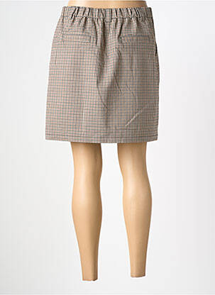 Jupe courte poches beige C'EST BEAU LA VIE femme