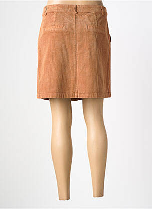 Jupe courte poches marron C'EST BEAU LA VIE femme