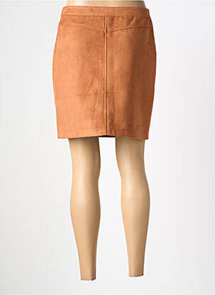 Jupe courte poches marron C'EST BEAU LA VIE femme