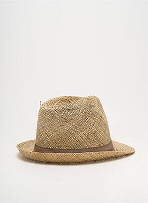Chapeau forme chapeau paille marron AUREGA homme