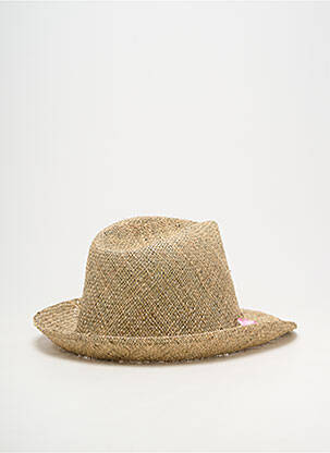 Chapeau forme chapeau paille rose HERMAN femme