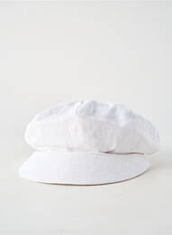 Casquette tissage popeline blanc TAFFA homme
