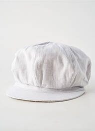 Casquette tissage popeline blanc MTM homme