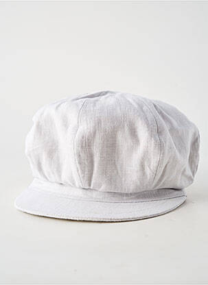 Casquette tissage popeline blanc MTM homme