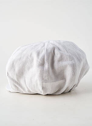 Casquette tissage popeline blanc MTM homme
