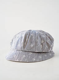 Casquette tissage popeline bleu TAFFA homme