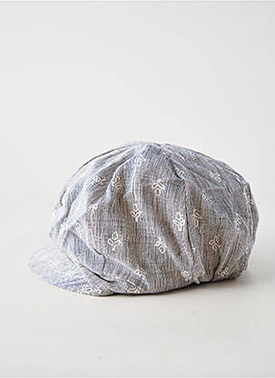 Casquette tissage popeline bleu TAFFA homme