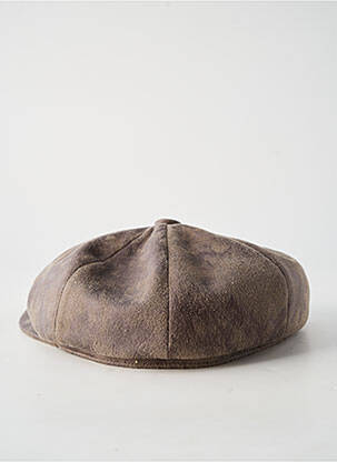 Casquette tissage peau de pêche marron AUSSIE APPAREL homme