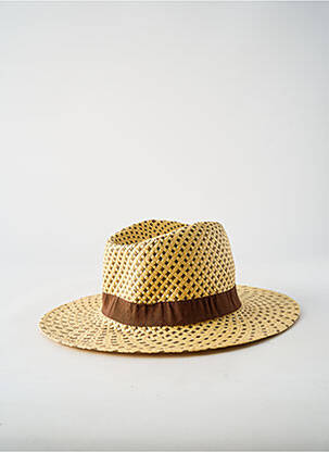Chapeau bande anti-transpiration beige HERMAN homme