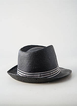 Chapeau imprimé rayures noir CRAMBES homme