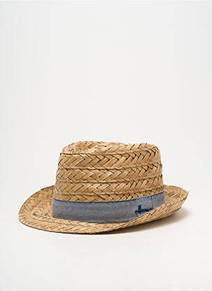 Chapeau forme chapeau paille bleu HERMAN garçon