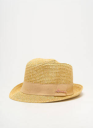 Chapeau forme chapeau paille beige HERMAN garçon