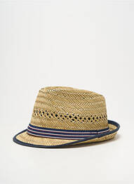 Chapeau imprimé rayures bleu HERMAN homme