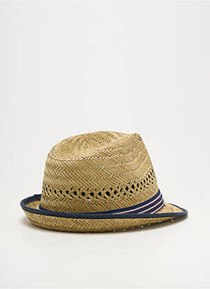 Chapeau imprimé rayures bleu HERMAN homme