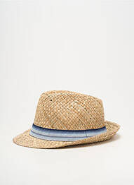 Chapeau imprimé rayures bleu HERMAN homme