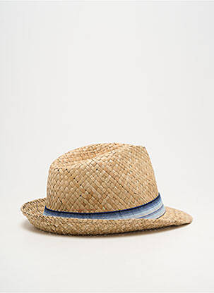Chapeau imprimé rayures bleu HERMAN homme