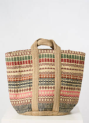 Sac type de porter main forme plage beige LE VOYAGE EN PANIER femme