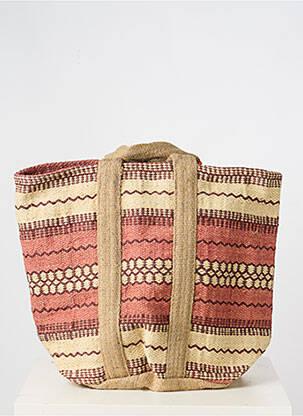 Sac type de porter main forme plage rose LE VOYAGE EN PANIER femme