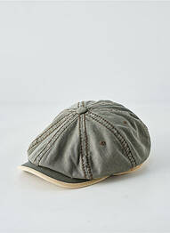 Casquette tissage popeline vert STETSON homme