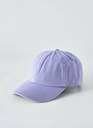 Casquette fermeture pressionnée violet STETSON homme