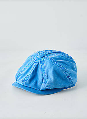 Casquette visière souple bleu STETSON homme