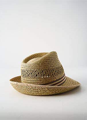 Chapeau bande anti-transpiration marron COUSTILLERES homme