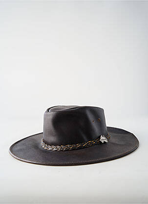 Chapeau bande anti-transpiration marron CROIX DU SUD homme